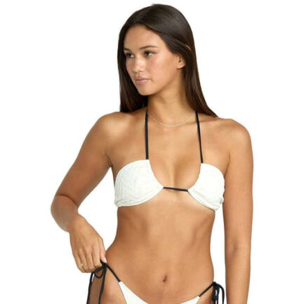 Volcom V Baby Halter Bandeau Bikini Top Άνω Μέρος Μαγιό Γυναικείο - Star White (O1222503-SWH)