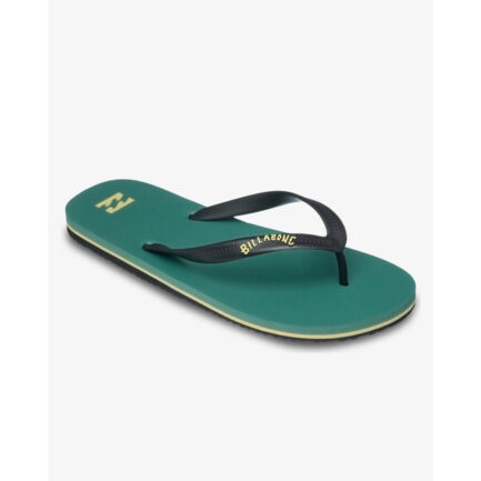 Billabong Tides Slice Flip Flops Sandals Men's - Emerald Green (EBYL100023-GQV0)