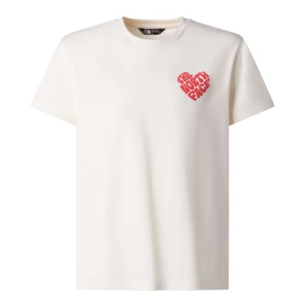 The North Face S/S Girls Brand Proud Tee Kid's (7-16 Years) - White Dune (NF0A8G1QQLI)