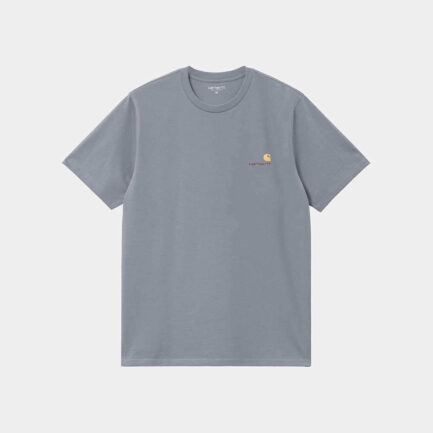 Carhartt WIP American Script T-Shirt Men's - Shady Blue (I029956-3RHXX)