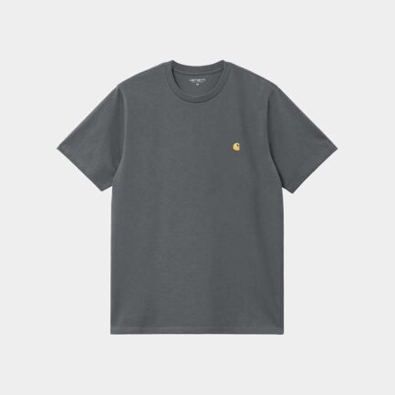 Carhartt WIP Chase T-Shirt Ανδρικό - Styx/Gold (I026391-3TSXX)