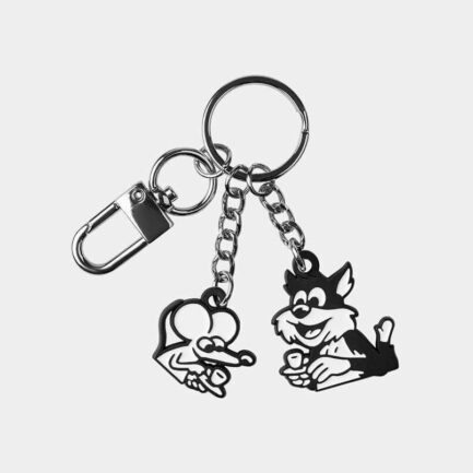 Carhartt WIP Coffee Break Keychain Μπρελόκ - Black/White (I037390-0D2XX)