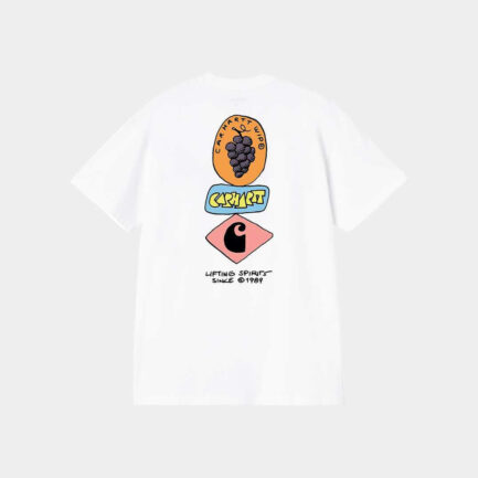 Carhartt WIP Stacked Grapes T-Shirt Ανδρικό - White (I036902-02XX)