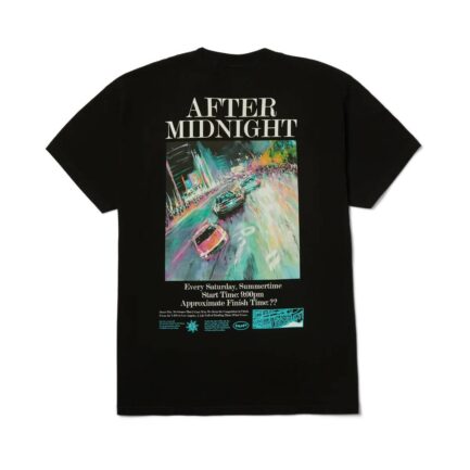 HUF After Midnight S/S T-Shirt Ανδρικό - Black (TS02682-BLACK)