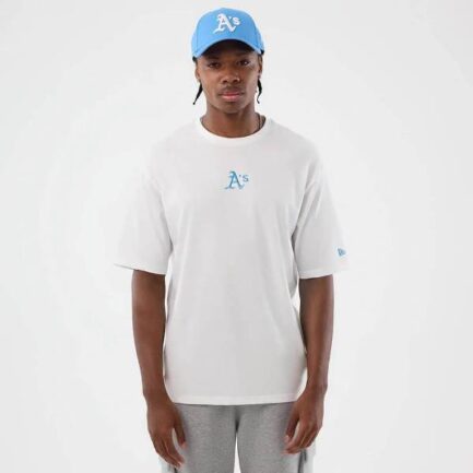 New Era MLB Athletics League Essential Oversized T-Shirt Ανδρικό - White (60856206)