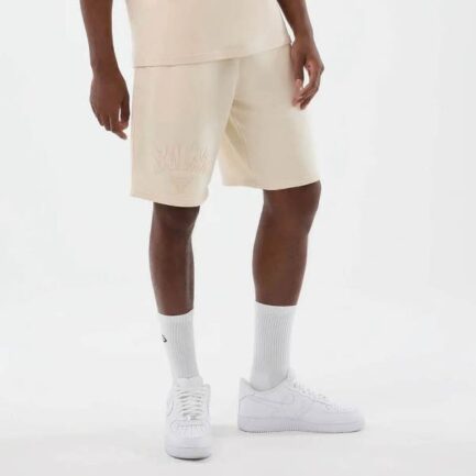 New Era NBA Chicago Bulls Core Plus Shorts Βερμούδα Ανδρική - Light Beige (60856154)