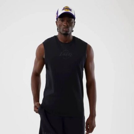 New Era NBA LA Lakers Core Plus Sleeveless T-Shirt Men's - Navy (60856174)