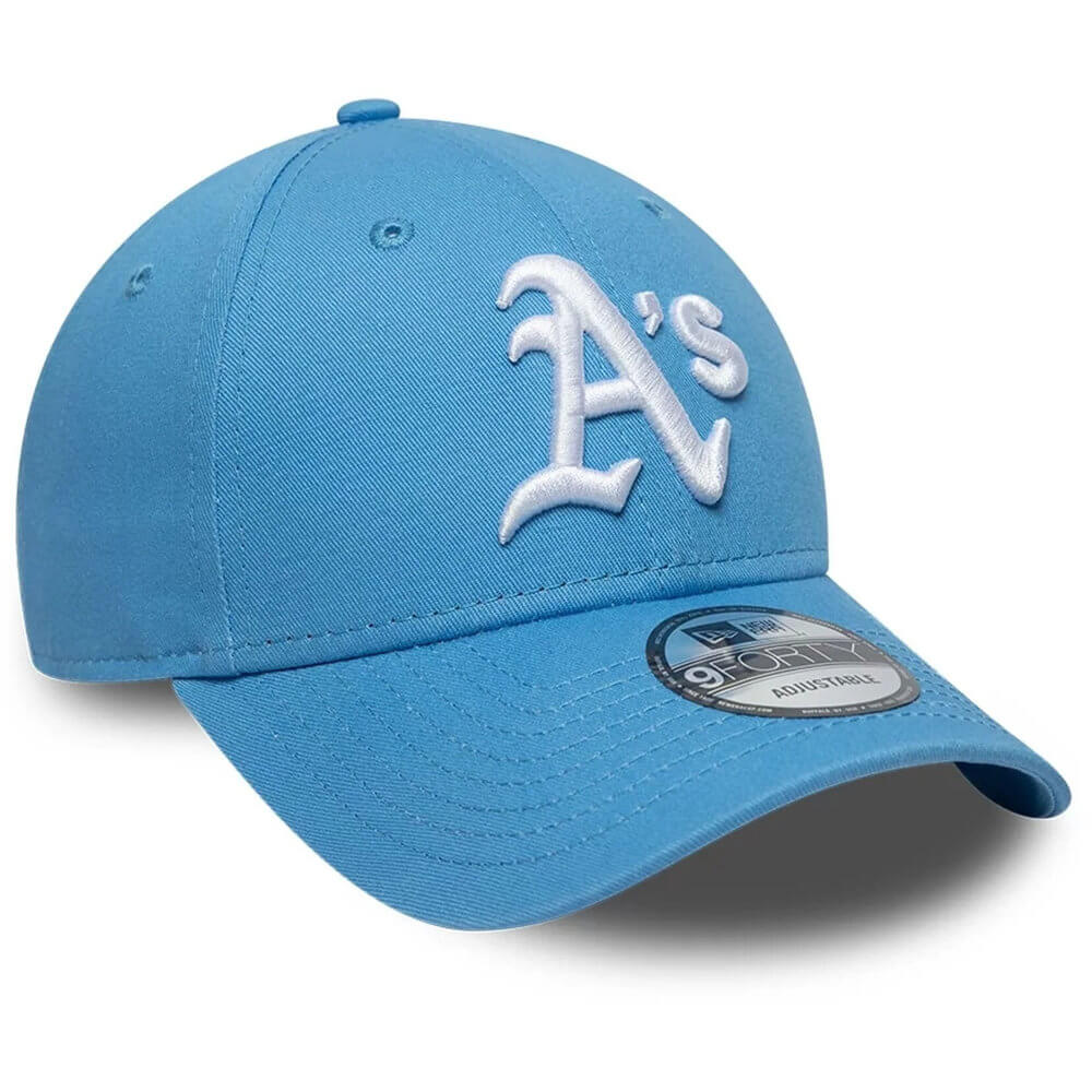 new-era-oakland-athletics-mlb-league-essential-9forty-adjustable-cap-pastel-blue-60856286-4