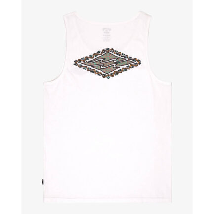 Billabong Crayon Wave Tank Top Men's - White (EBYZT00487-WHT)