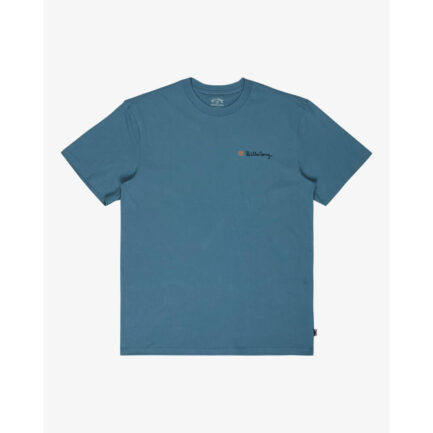 Billabong Making Tracks T-Shirt Men's - Vintage Blue (EBYZT00567-BMQ0)