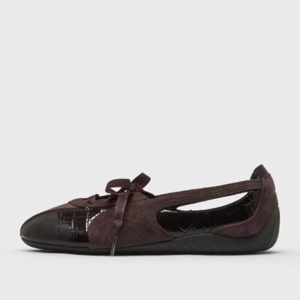 Puma Speedcat Ballet Nova Croc Shoes Women's - Chocolate Fondue/Gum (408813-01)