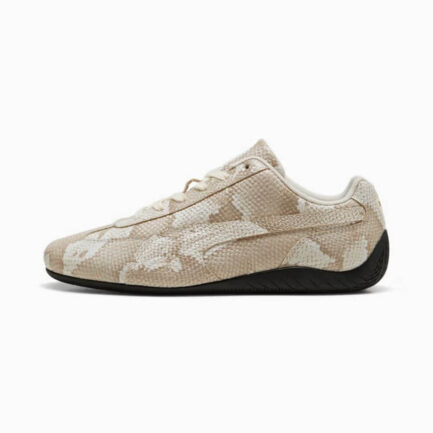 Puma Speedcat Snake Print Shoes Women's - Silver Fog/Vapor Gray (408409-01)